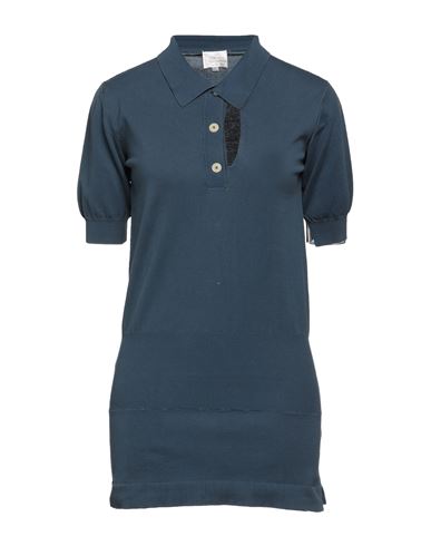 Vivienne Westwood Woman Sweater Slate Blue Size M Cotton