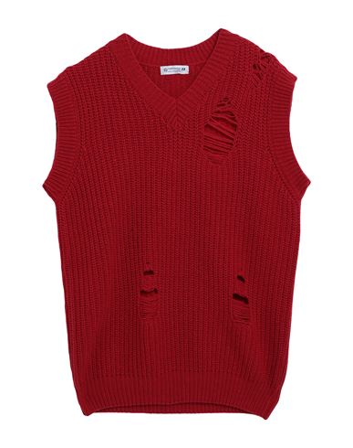 Daniele Alessandrini Homme Man Sweater Red Size 42 Wool, Polyamide