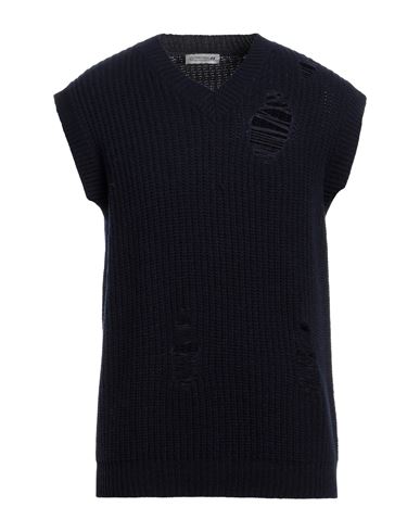 Daniele Alessandrini Homme Man Sweater Midnight Blue Size 44 Wool, Polyamide