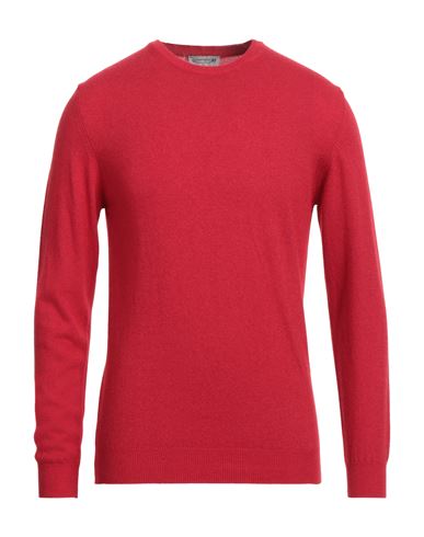 Daniele Alessandrini Homme Man Sweater Red Size 38 Viscose, Polyamide, Wool, Cashmere