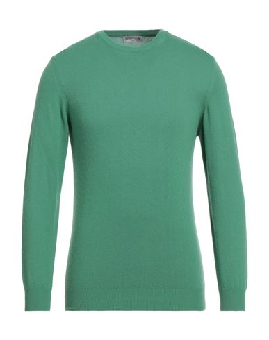 Shop Daniele Alessandrini Homme Man Sweater Green Size 36 Viscose, Polyamide, Wool, Cashmere
