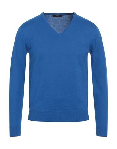 Shop Dandi Man Sweater Bright Blue Size L Cotton