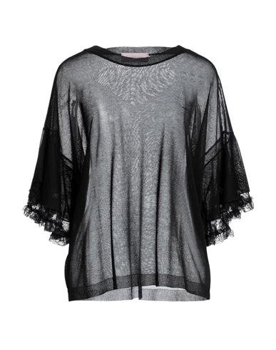 Twenty Easy By Kaos Woman Sweater Black Size S Viscose, Polyester, Polyamide