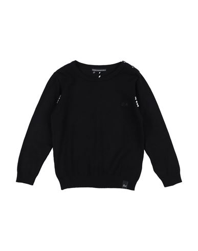 Shop Daniele Alessandrini Toddler Boy Sweater Black Size 4 Viscose, Nylon