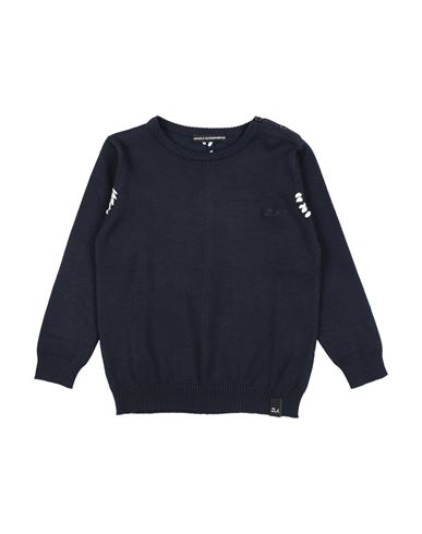 Daniele Alessandrini Babies'  Toddler Boy Sweater Midnight Blue Size 3 Viscose, Nylon