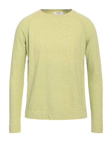 Cruna Man Sweater Acid Green Size 40 Cotton, Polyamide