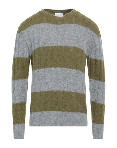 Pt Torino Man Sweater Military Green Size 40 Alpaca Wool, Polyamide, Wool