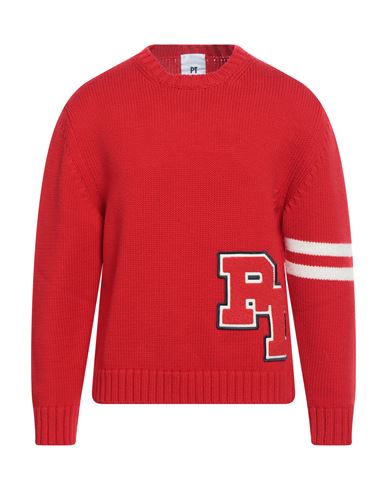 Pt Torino Man Sweater Red Size 42 Virgin Wool