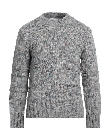 Shop Grey Daniele Alessandrini Man Sweater Grey Size 42 Wool, Acrylic, Alpaca Wool