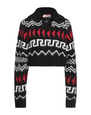 N°21 Woman Sweater Black Size 8 Virgin Wool