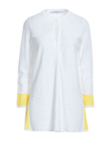 Neera 20.52 Woman Sweater White Size 6 Cotton, Linen, Nylon