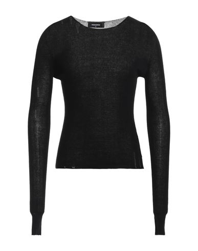 Dsquared2 Man Sweater Black Size L Cotton