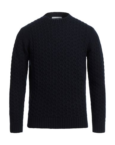 Grey Daniele Alessandrini Man Sweater Midnight Blue Size 44 Wool, Polyamide