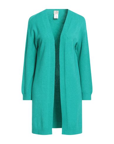 No-nà Woman Cardigan Turquoise Size M Viscose, Polyester, Polyamide In Blue