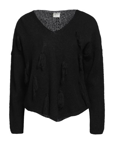 No-nà Woman Sweater Black Size S Nylon, Acrylic, Wool