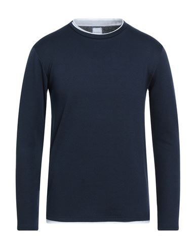 Stilosophy Man Sweater Navy Blue Size S Polyester, Viscose, Cotton