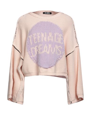 RAF SIMONS RAF SIMONS WOMAN SWEATER ANTIQUE ROSE SIZE L MERINO WOOL 