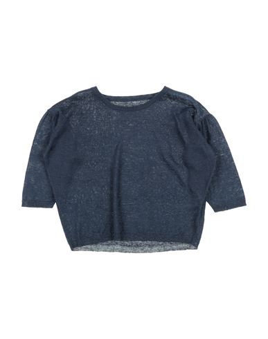 Aymara Babies'  Toddler Girl Sweater Navy Blue Size 6 Linen, Cotton