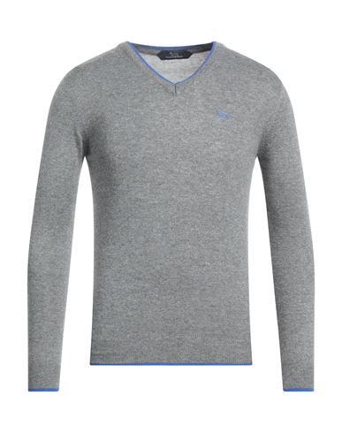 Harmont & Blaine Man Sweater Grey Size Xl Merino Wool, Viscose, Polyamide, Cashmere