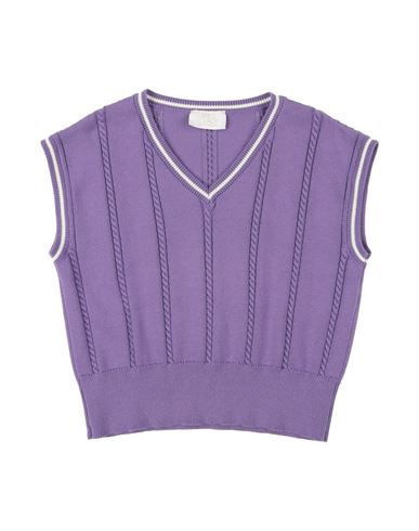 Max & Lola Babies'  Toddler Boy Sweater Purple Size 6 Organic Cotton