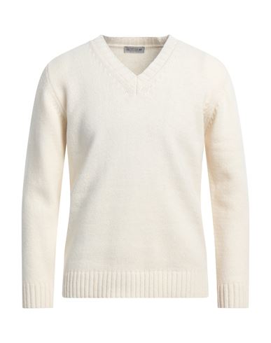 Shop Daniele Alessandrini Homme Man Sweater Ivory Size 44 Wool, Polyamide In White