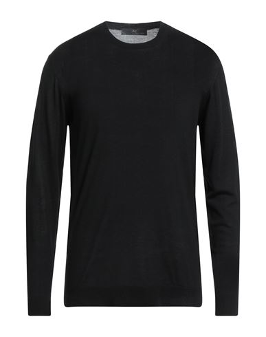 Daniele Alessandrini Man Sweater Black Size 42 Merino Wool