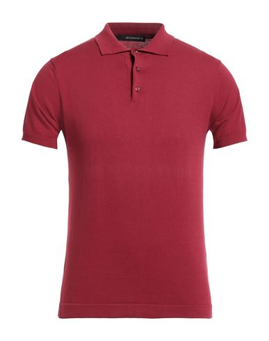 Jeordie's Man Sweater Garnet Size M Cotton In Red