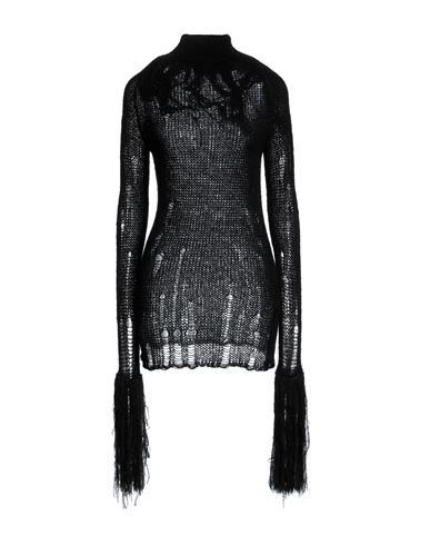 Gcds Woman Turtleneck Black Size M Acrylic, Nylon, Wool, Mohair Wool