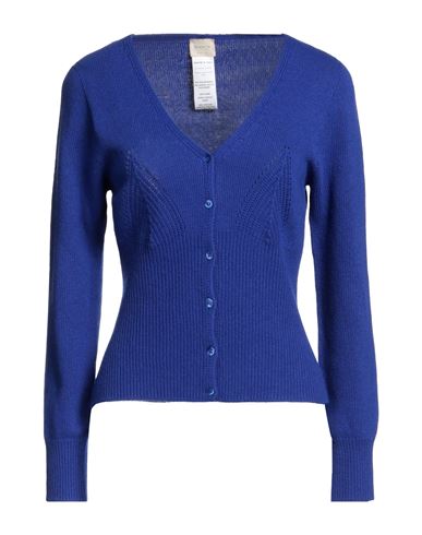Siste's Woman Cardigan Bright Blue Size Xs Polyamide, Wool, Viscose, Cashmere