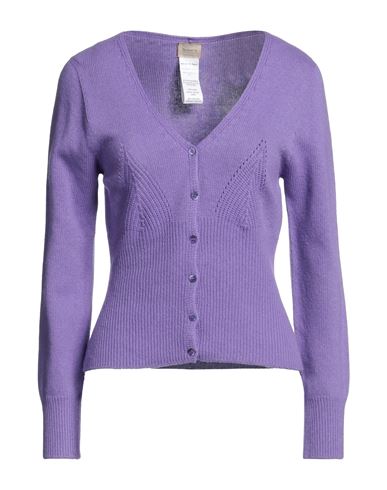 Siste's Woman Cardigan Light Purple Size Xs Polyamide, Wool, Viscose, Cashmere
