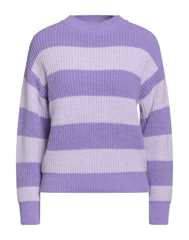 No-nà Woman Sweater Lilac Size S Acrylic, Wool, Viscose, Alpaca Wool In Purple