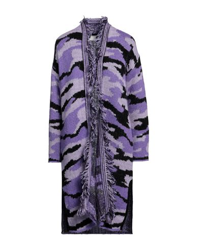 No-nà Woman Cardigan Light Purple Size S Acrylic, Mohair Wool, Polyamide
