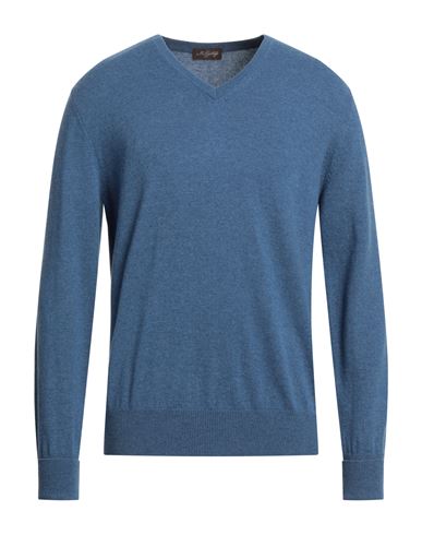Mc George Man Sweater Light Blue Size 42 Cashmere
