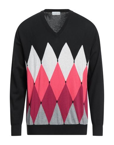 Ballantyne Man Sweater Black Size 44 Cotton, Cashmere
