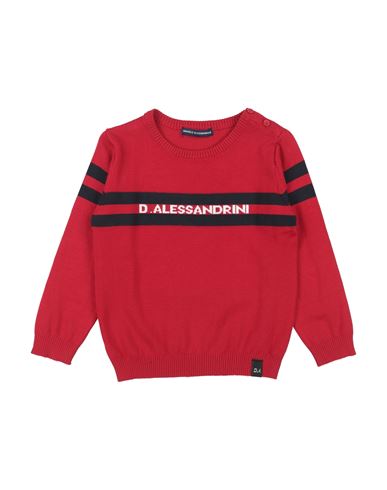 Shop Daniele Alessandrini Toddler Boy Sweater Red Size 4 Viscose, Nylon