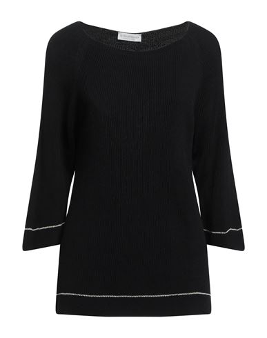 Le Tricot Perugia Woman Sweater Black Size S Cotton, Viscose, Polyester
