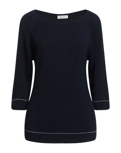 Le Tricot Perugia Woman Sweater Midnight Blue Size Xs Cotton, Viscose, Polyester