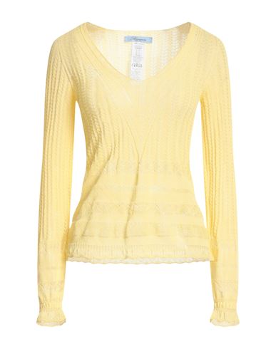Blumarine Woman Sweater Light Yellow Size 6 Viscose, Polyamide