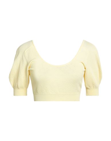Blumarine Woman Sweater Light Yellow Size 4 Viscose, Polyamide