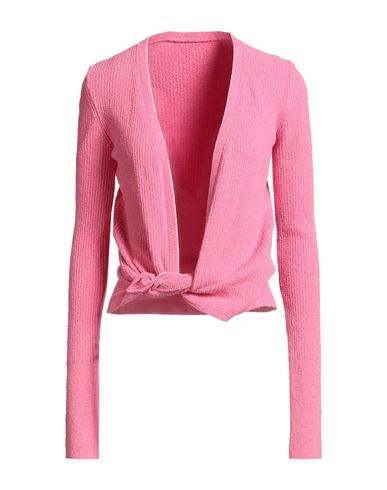 Jacquemus Woman Sweater Fuchsia Size 4 Cotton, Polyamide, Viscose
