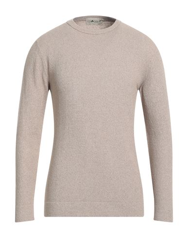 Irish Crone Man Sweater Beige Size L Cotton, Nylon