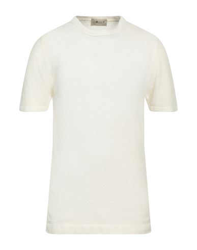 Irish Crone Man Sweater Cream Size Xl Cotton, Polyester In White