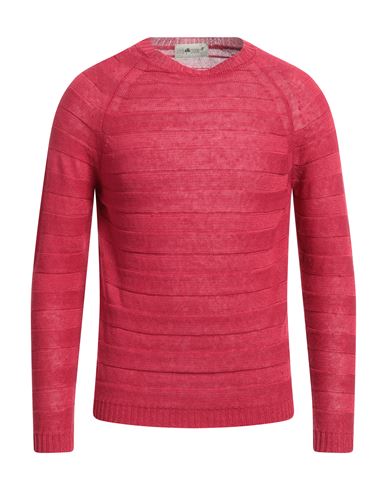 Irish Crone Man Sweater Red Size M Cotton