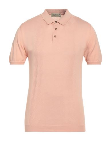 Irish Crone Man Sweater Light Pink Size L Cotton