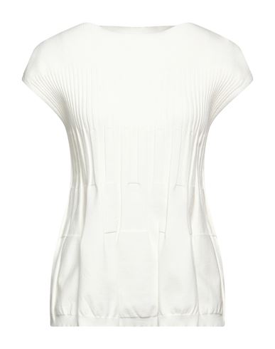 Alessia Santi Woman Sweater Cream Size 2 Viscose, Polyester In White
