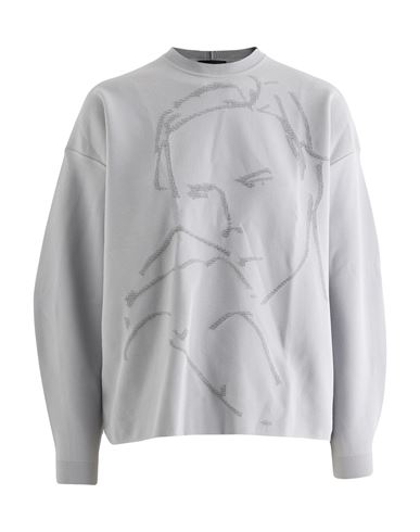 Giorgio Armani Woman Sweater Grey Size 6 Viscose, Polyester