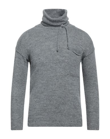 Daniele Alessandrini Homme Man Turtleneck Grey Size 38 Acrylic, Polyamide, Viscose, Wool