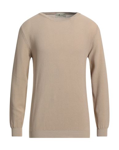 Shop Irish Crone Man Sweater Camel Size 3xl Cotton In Beige
