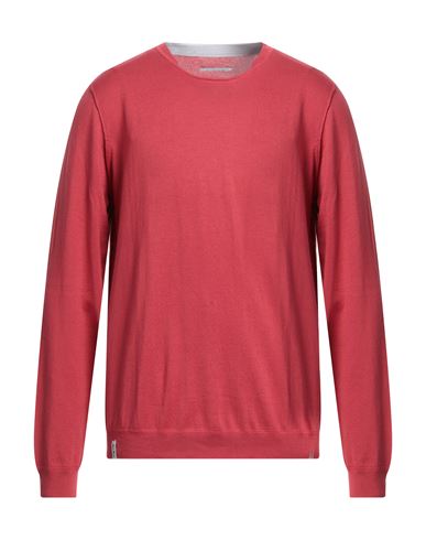 Fred Mello Man Sweater Tomato Red Size Xl Cotton