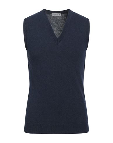 Daniele Alessandrini Homme Man Sweater Navy Blue Size 36 Wool, Polyamide, Viscose, Cashmere